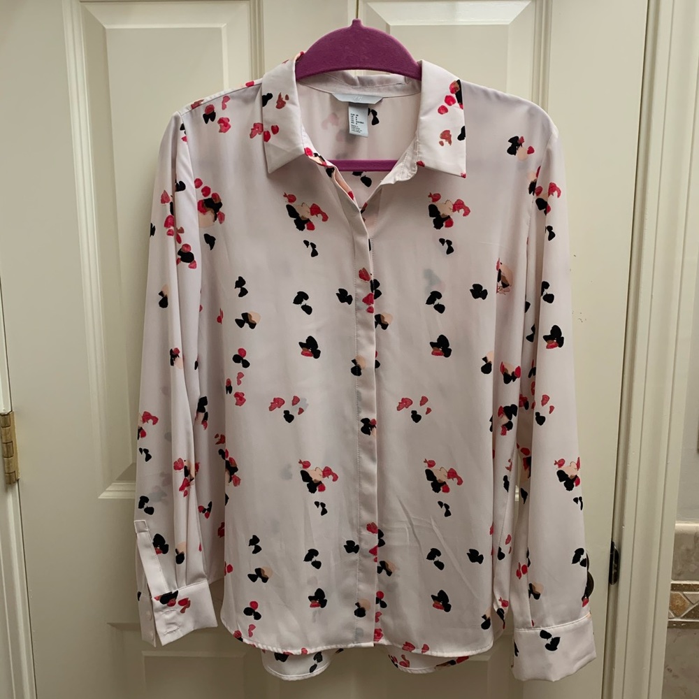 H&M button down blouse